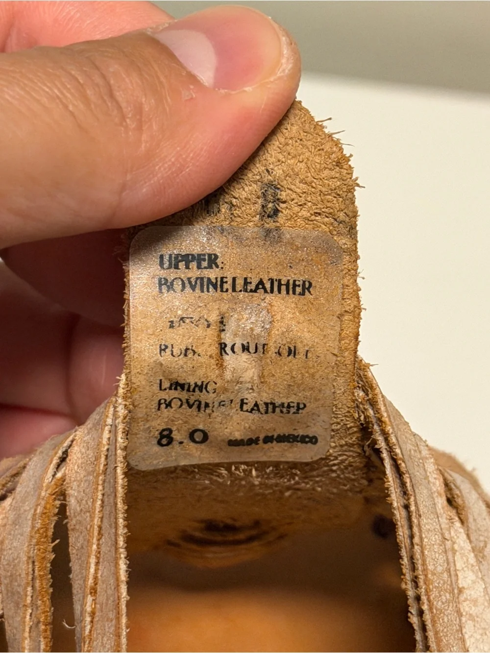 Bed|Stu Bed Stu Lauren Sandals Tan Leather Slip-On Square Toe Women’s US 8